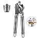 Manual Can Opener Food-Safe 100% Stainless Steel Jar Openers Fit for Veriety Cans Built in Bottle Opener NO-Rust