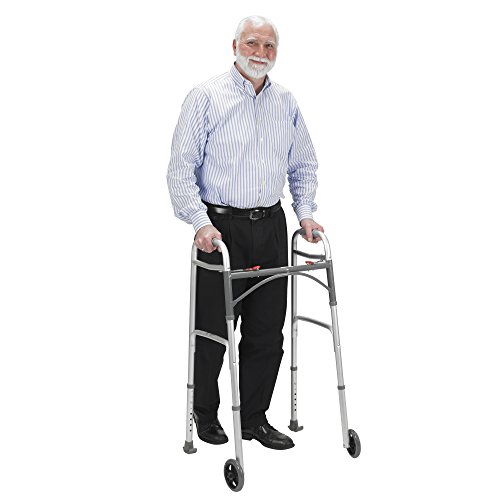 Drive Medical RTL100017 Walker Glide Ski, Gray