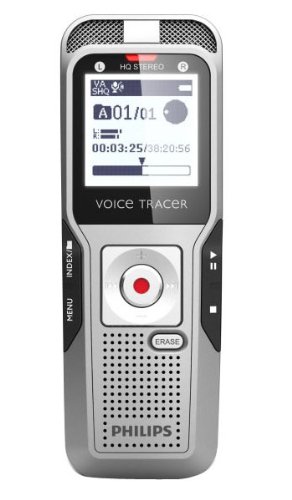 Philips DVT3500/00 2 GB Digital Voice Tracer with Telephone Pick-Up Microphone Voice Recorder