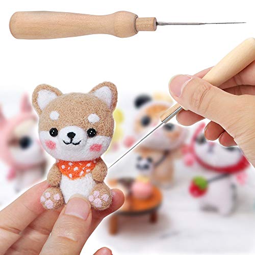 image for Needle Felting Kit YLXT Needle Felting Starter Kit Wool Felt Tools - W