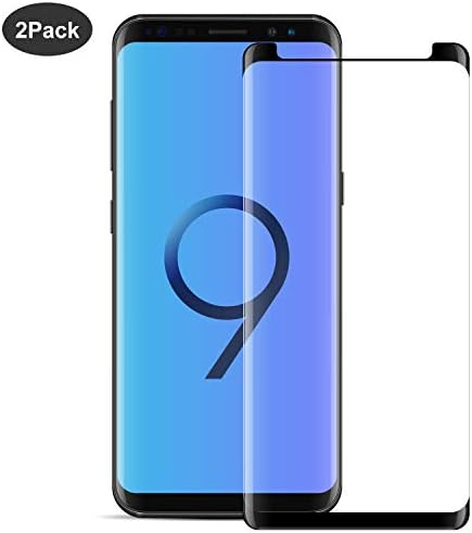 [2-Pack] Galaxy S9 Plus Screen Protector,WZS [9H Hardness][Anti-Fingerprint][Ultra-Clear][Bubble Free] Tempered Glass Screen Protector Compatible with Samsung Galaxy S9 Plus