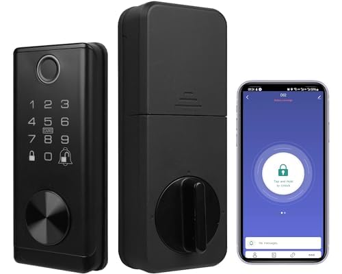 Photo 1 of GOLDENKEY Fingerprint Door Lock, Electronic Deadbolt,Keyless Door Lock,Biometric Door Lock,Keypad Entry Door Lock,Passcode Code Door Lock Digital Door Lock