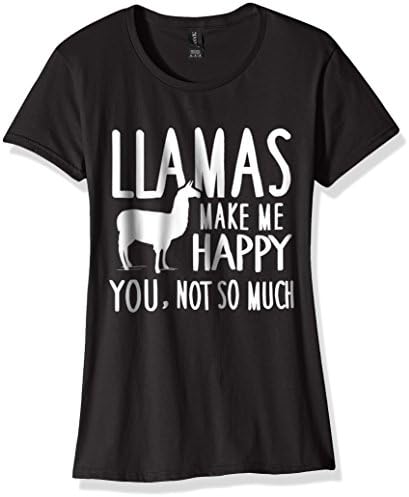 Llamas Make Me Happy You Not So Much Llamas T-Shirt