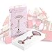 Skincare Pink Rose Quartz Real Jade Crystal Gem Stone Marble Cuarzo Ice Cold Flawless Facial Face Roller Massager For Face And Eye Puffiness Wrinkle