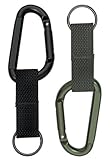 Rothco 80mm Carabiner with Webbing