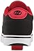 Heelys Boys' Launch Sneaker, Black/Black/Red, 6 M US Big Kid