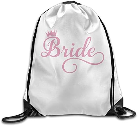 Bride With Heart Shopping Drawstring Backpack