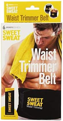 Sweet Sweat Premium Waist Trimmer, 1-size-fits-all with sample of
