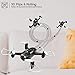 SYMA X22W Mini Drone with Camera Live Video FPV Nano Pocket Drone for Kids and Beginners, RC Quadcopter with App Control, Altitude Hold, 3D Flips, Headless Mode and Bonus Battery, Black
