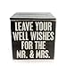 Primitives by Kathy Wedding Card Box, 8 x 8, Mr. & Mrs