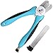 Dog Nail Clippers - Professional cat dog Pet Nail Grooming Trimmer Clipper - With Safety Guard & Nail Grind File & Sharp Stainless Blade Best Claw Grooming Tool for Fast Cutting Dogs Cats Pets Paws