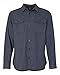 Burnside Mens Long Sleeve Solid Flannel Button Down Shirt B8200