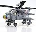 inFUNity Army Apache Helicopter (388 PCS), Good Pair with Military Vehicles, Army Minifigures