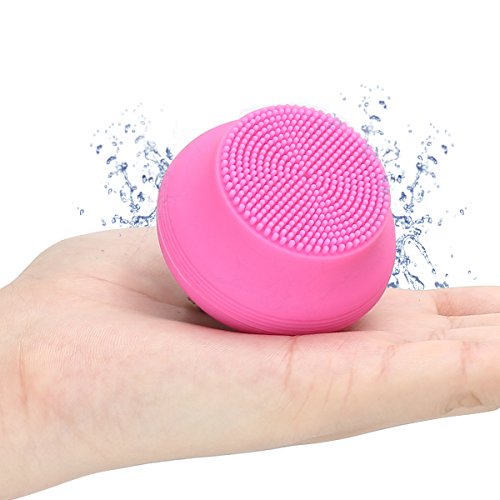 MISERWE Facial Brush Sonic Face brush Silicon Vibrating Waterproof face brush for cleansing Rechargeable Portable Facial cleanser brush System - Thumbnail 7