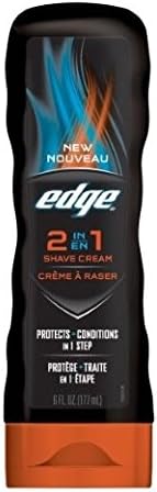 Edge Protect & Condition Shave Cream, 6 fl oz (Pack of 2)