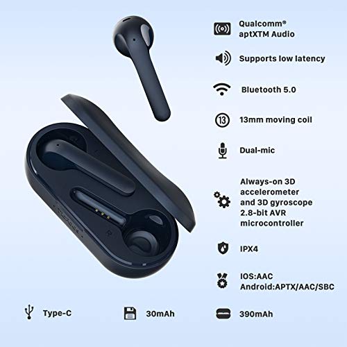 TicPods Pro Plus True Wireless Earbuds Independent Connection