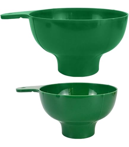 Embudo De Cocina De Boca Ancha - Plástico Transparente, 24 Cm, Para Líquidos Y Conservas