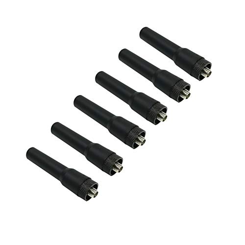 Mini Soft Antenna for Baofeng UV-5R 888S F8HP Retevis H-777 RT-5R Kenwood with SMF Connector（Black