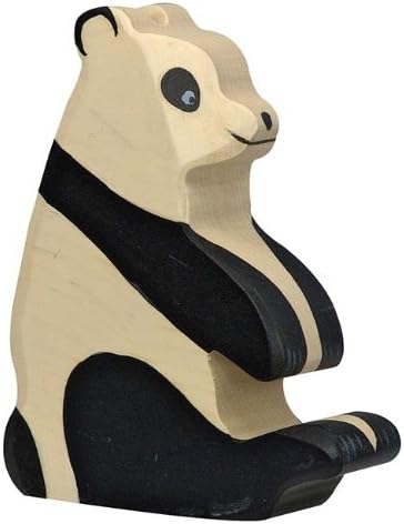 HoltztigerHT80191 Panda Bear, Sitting, Assorted Colours