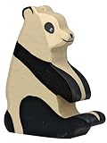 Holztiger Panda Sitting Toy Figure