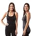 90 Degree By Reflex - Power Flex Racerback Tank Top - Black and Heather Charcoal 2 Pack - Large