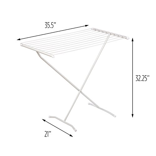 HoneyCanDo Metal Folding Drying Rack, XFrame Design Pricepulse
