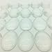 IGOGO 50 PCS Glass Oval Cabochons - 30x40mm - Clear Magnifying Cabs - Dome Pendant Cab