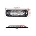 XT AUTO 4-LED Amber White Waterproof Emergency Beacon Flash Caution Strobe Light Bar Surface Mount 16 Different Flashing Car SUV Pickup Truck Van SUV ATV UTV 4-Pack