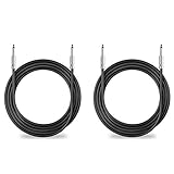 Dekomusic 2Pack 10 ft 1/4" to 1/4" Speaker