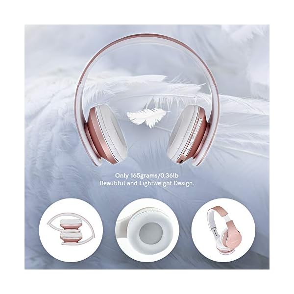 PowerLocus-Wireless-Bluetooth-Over-Ear-Stereo-Foldable-Headphones-Wired-Headsets-Noise-Cancelling-with-Built-in-Microphone-for-iPhone-Samsung-LG-iPad-Rose-Gold PowerLocus Wireless Bluetooth Over-Ear Stereo Foldable Headphones, Wired Headsets Noise Cancelling with Built-in…