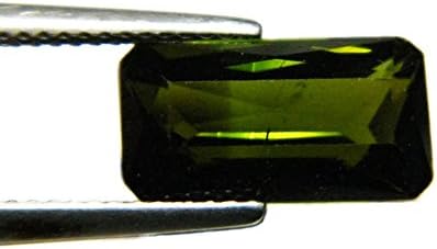 100% Natural Gemstone 4.20ct 12x6mm Octagon Green Tourmaline VVS-VS