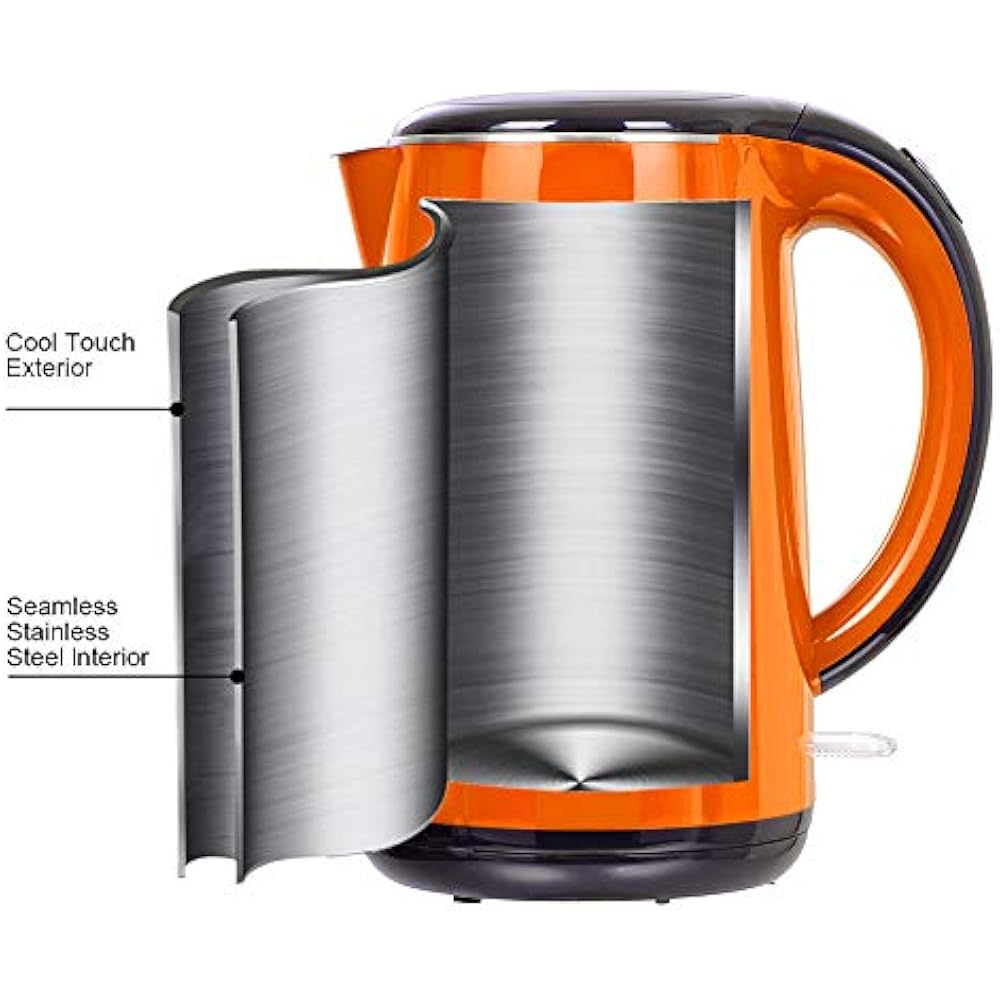 Secura Electric Kettles The Original Stainless Steel Double Wall Water