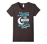Women's Autism Shirts - Autism Awareness Ribbon T-shirts Mom/Dad/Kid Medium Asphalt