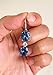 Caperci Sterling Silver Oval Ocean Blue Sapphire Triple Drop Earrings for Women