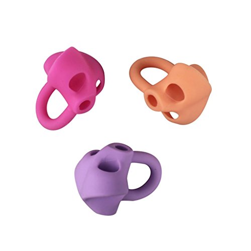 CSSD Children Kids Silicone Pencil Holder Pen Writing Aid Grip Posture Correction Tool New 1 Set/3 Pcs (colorful)