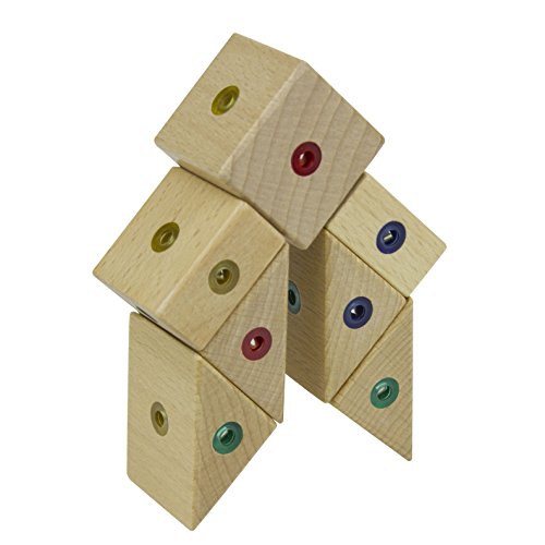 magnetic wooden building blocks