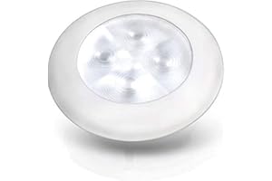 Hella 980500041 Courtesy Lamp Rnd White Md12 Wh Rim
