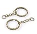 Rockin Beads Brand, 30 1 Inch Key Chains & Key Rings Antique Brass/Gold 5.3cm 30pcs