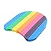 Anleo Foam Swimming Kickboard 3pcs for Kids Children Team Swimming Training EVA Floating Kickboards Plate Rainbow Color (Rainbow)