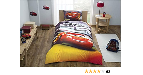 lightning mcqueen single duvet set