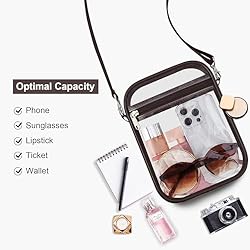 USPECLARE Clear Purse Stadium Transparent Messenger