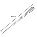 TecUnite 2 Pack Letter Opener Envelope Opener Knife Metal Letter Opening Knife, 9 Inches (Silver Color)