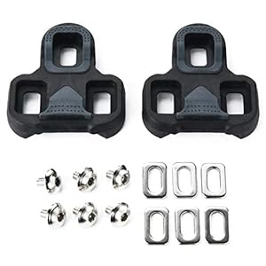 YepYes Fietsschoenen Fietsen Pedalen Schoenplaatjes Set Zelfborgende Pedaal Spalk, compatibel met LOOK KEO…