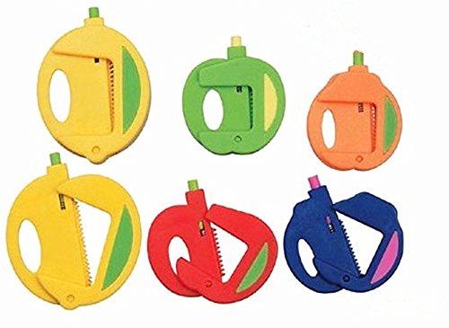 Click Here to See More Images TECH-P Creative Life Food Storage Fruit Pattern Bag Clips Round Sealer 24 Pack-(8 Large+8 Medium+8 Small)