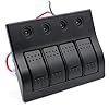 Boddenly-Digital-Voltmeter-4-Gang-Marine-Boat-Car-Switch-Panel-Toggle-Switches-Water-resistant-Enclosed-Rocker-Switch
