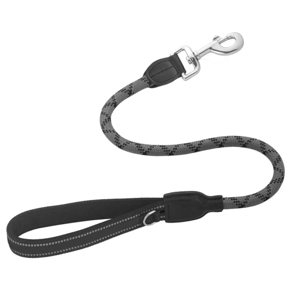 Short Dog Leash, Elastic Nylon Leads, Dog Training Lead Rope with Padded Handle & with Reflective Stitching for Small Medium Large Dogs โ image 1