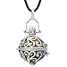 Eudora Harmony Bola Angel Caller Flower Cage & 18mm Chimes Ball Pregnant Pendant with 45