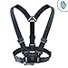 Accessory Power Action Cam Adjustable Chest Mount Harness with Elastic Stretch-Fit Straps by USA Gear - Works with Kodak PixPro SP360 4K, Ion Air Pro Lite, Xiaomi Yi 4K Action Camera and More