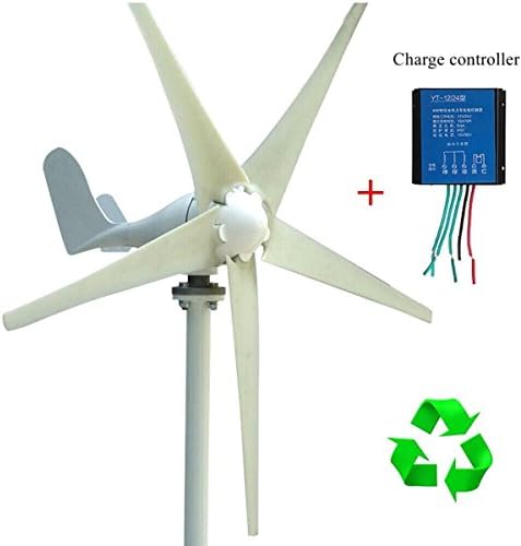 DC 24V 3/5 Blade Power Supply With Charge Controller 400W Wind Turbine Generator