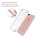 iPhone 7 Plus Case,Amuoc Crystal Clear Cover Case [Shock Absorption] with Transparent Hard Plastic Back Plate and Soft TPU Gel Bumper (Clear)